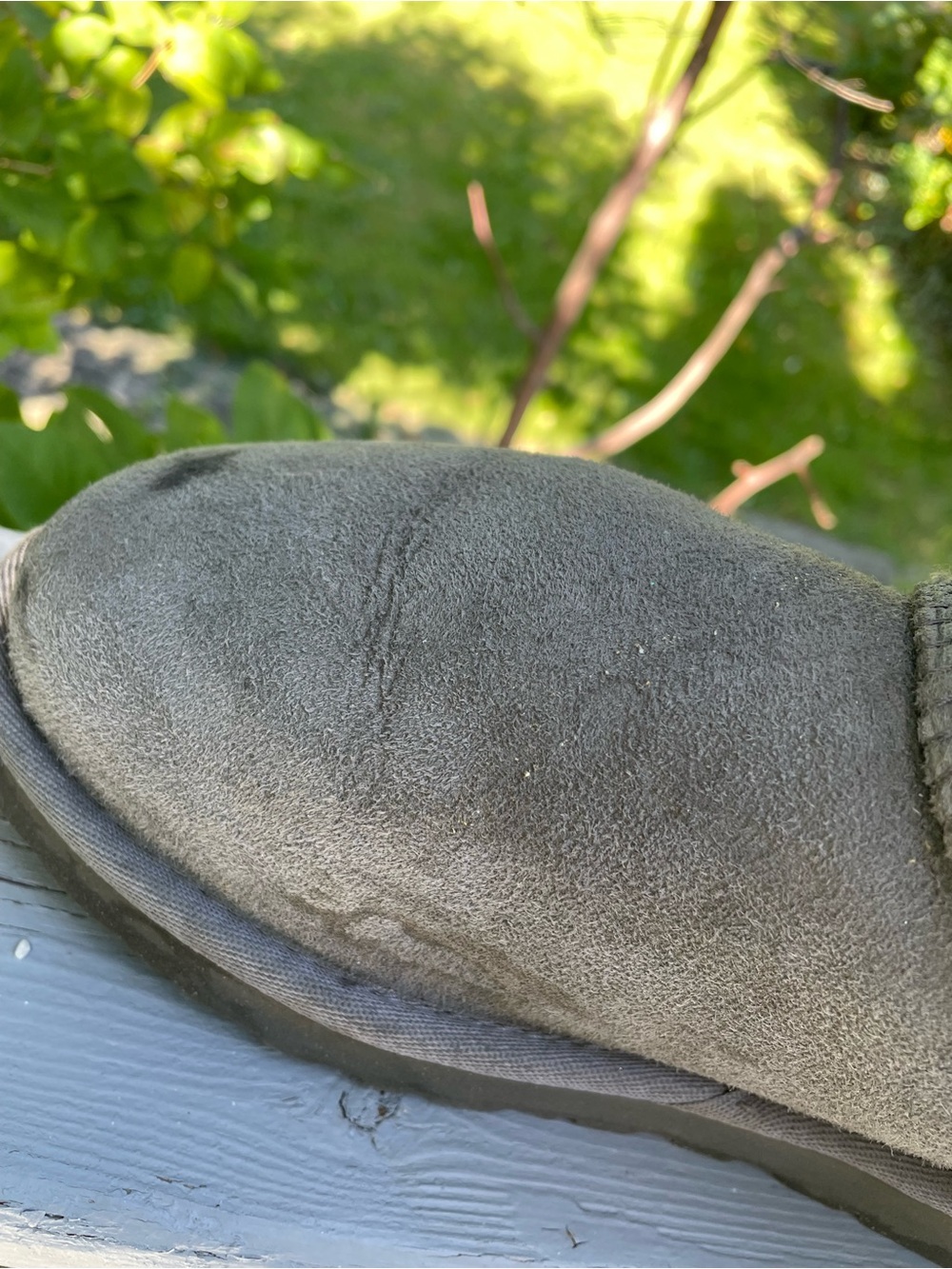 UGG Boots Classic Mini II size 7 Gray - Picture 12 of 14
